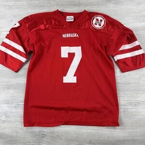 VTG Nebraska Cornhuskers Football Jersey Youth XL Red #7 Eric Crouch Made in USA